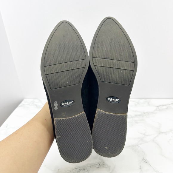 Dr Scholls Memory Foam Eclipse Pointy Toe Patent Leather Loafers Black - Picture 4 of 7